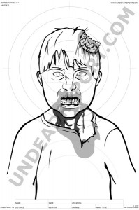 child zombie target