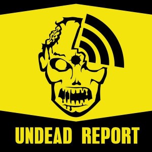 undead report logo zombie sticker area sign